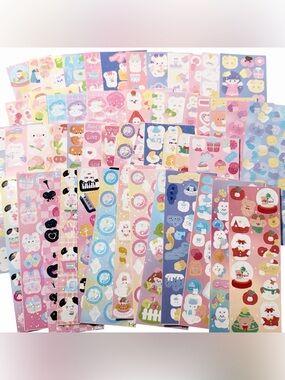 Stickers 50 Sheets Cat Kitten Kawaii Japanese